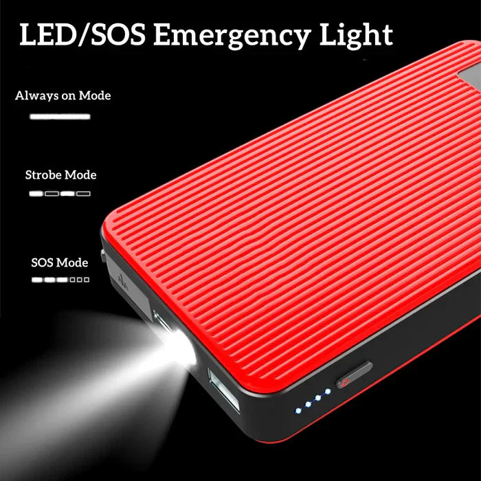 Démarreur de batterie d'urgence - Livraison offerte