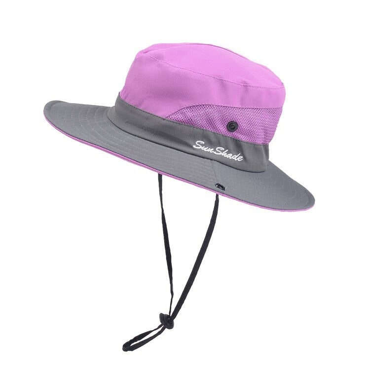 Chapeau anti-UV pliable pour femme