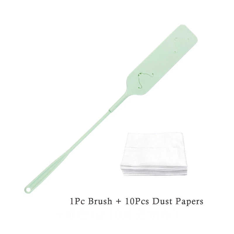 Brosse Dépoussiérante Ultra-Fine à Long Manche – Pour Dessous et Entre les Meubles + 10 Lingettes OFFERTES