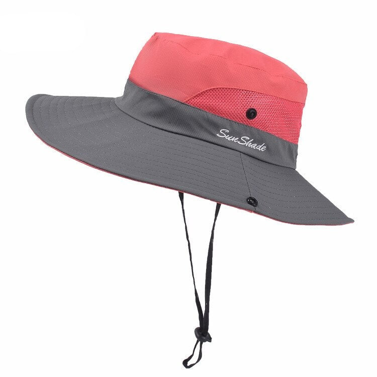 Chapeau anti-UV pliable pour femme