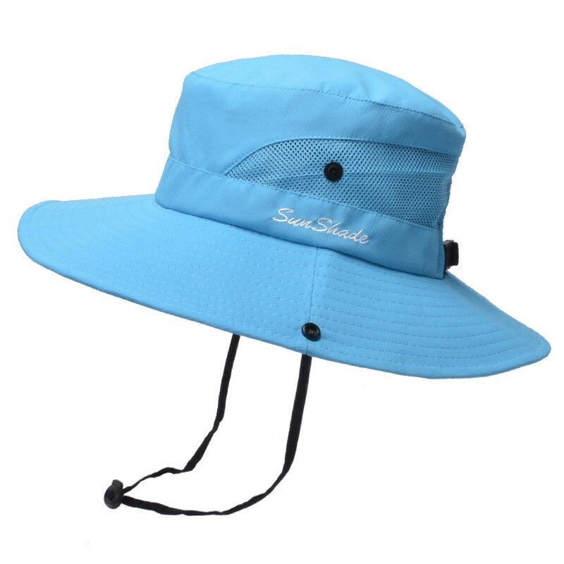 Chapeau anti-UV pliable pour femme