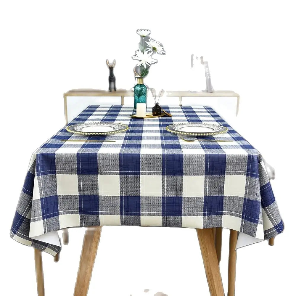 Nappe Carré/ Rectangulaire à Carreaux – Style Moderne pour Cuisine, Intérieur & Extérieur