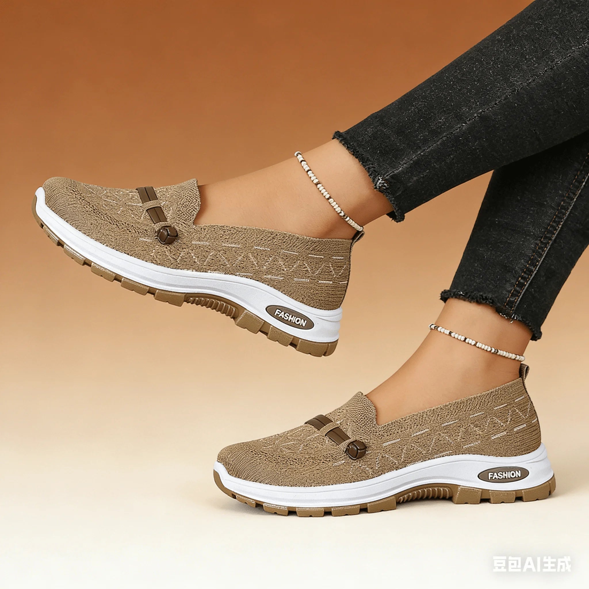 Chaussures Faciles à Enfiler avec Soutien Optimal Voûte Plantaire - Légères & Antiderapantes
