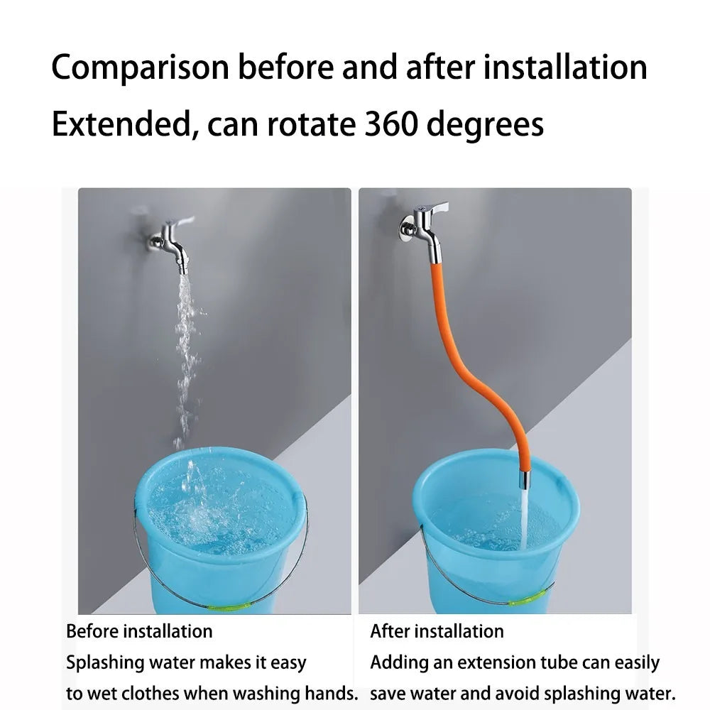Extension de Robinet Universelle & Rotative à 360° en Silicone