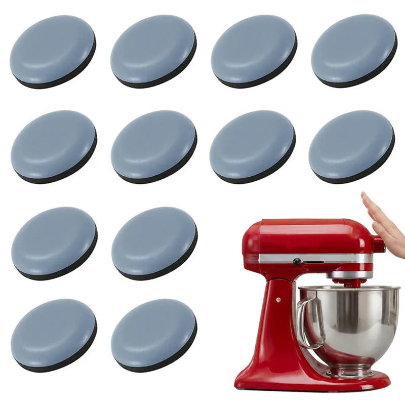 Lot de 12 Patins Antidérapants Adhésifs pour Électroménager Multi-Surfaces – Protection Rayures et les Chocs