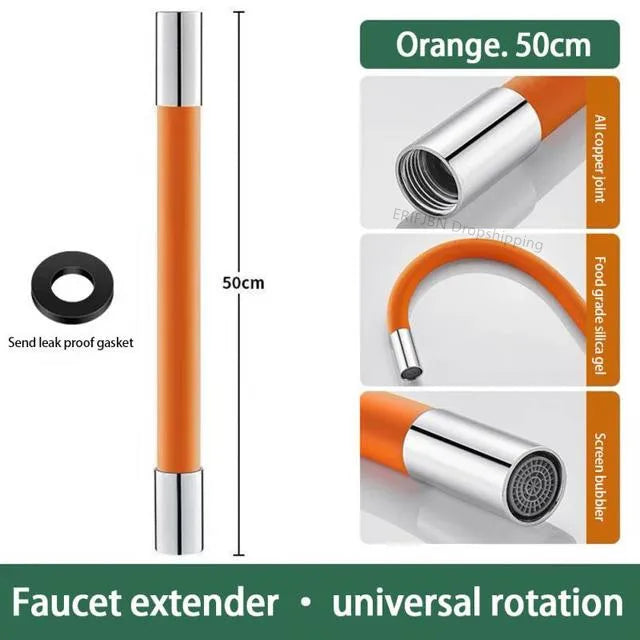 Extension de Robinet Universelle & Rotative à 360° en Silicone