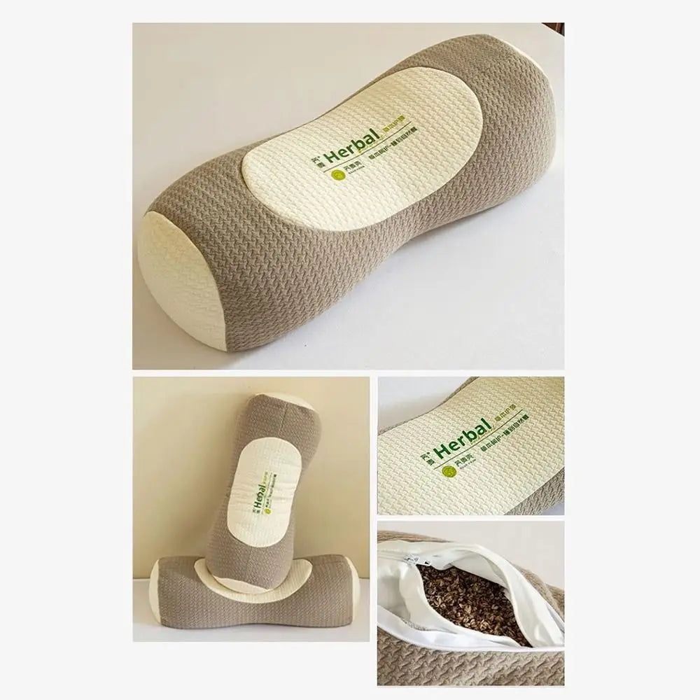 Oreiller Cervical en Sarrasin Respirant – Soutien Ergonomique du Cou et de la Colonne