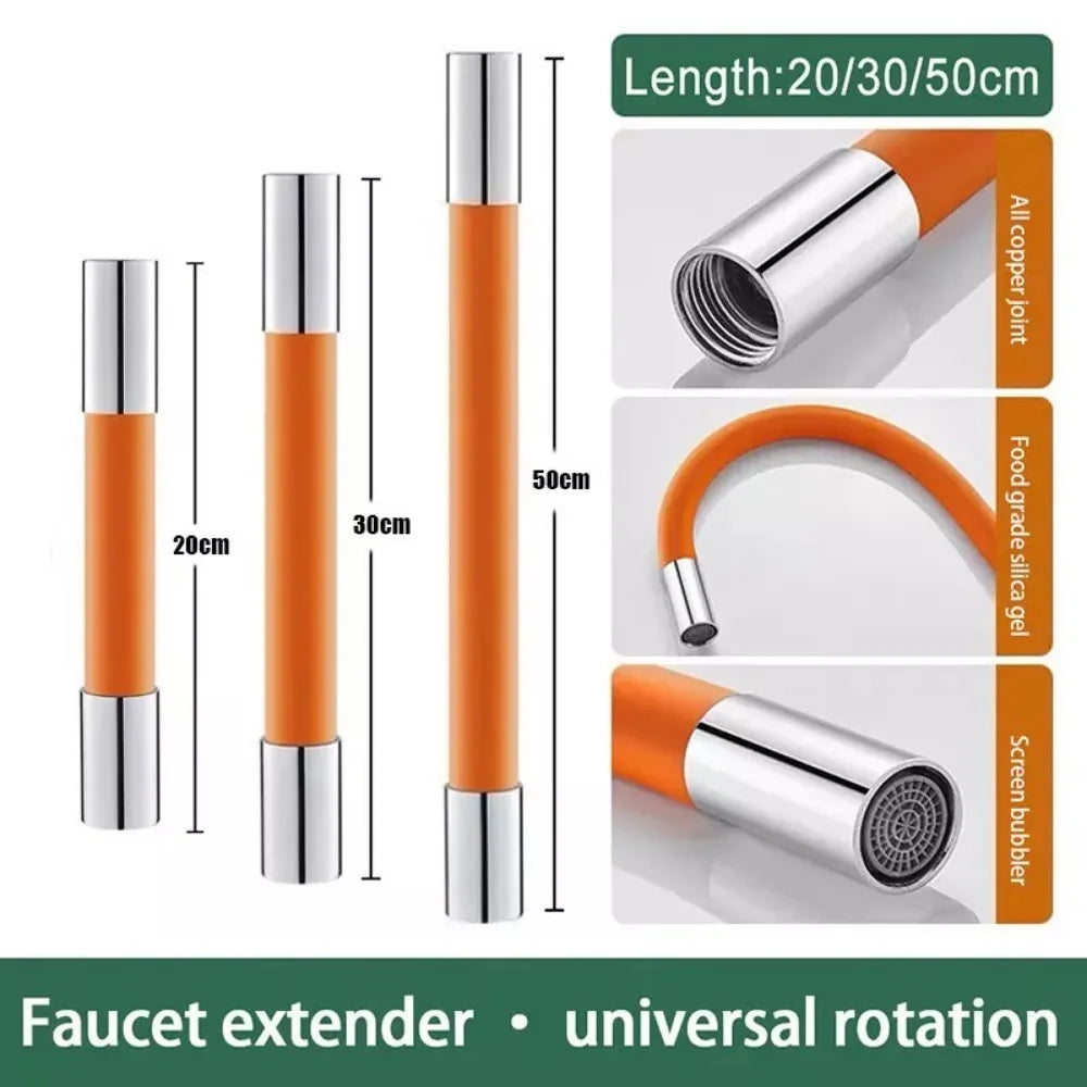 Extension de Robinet Universelle & Rotative à 360° en Silicone