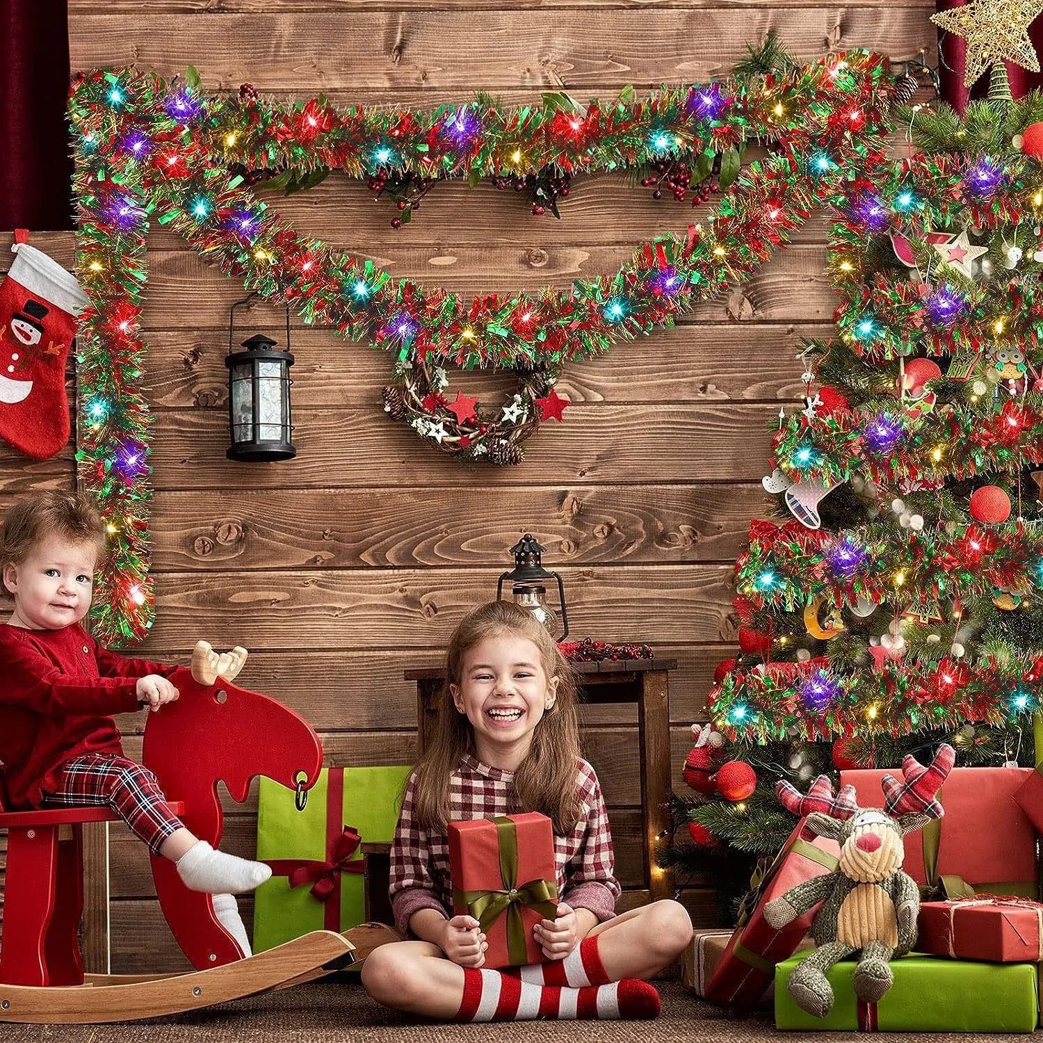 Guirlande de Noël de Sapin à LED - 5/10M