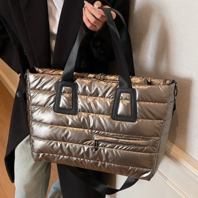 Sac Grande Capacité Matelassé Métallique Imperméable