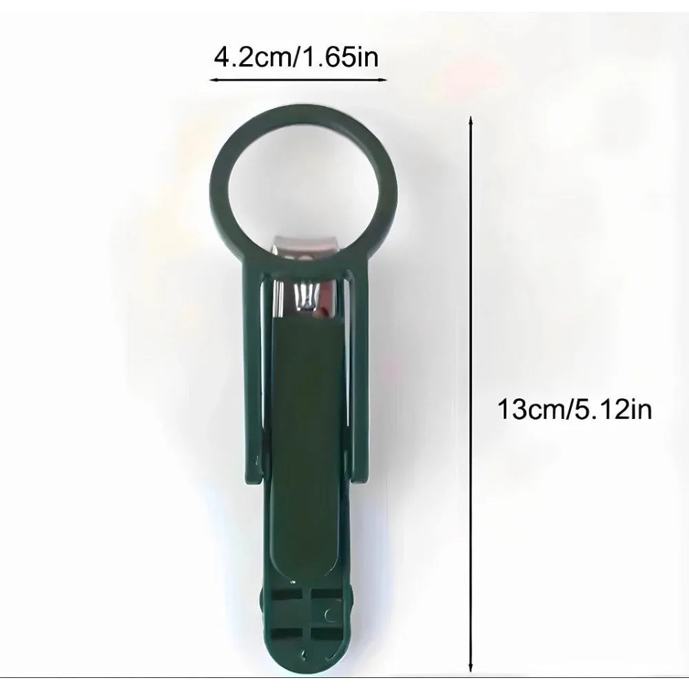 Coupe-Ongles avec Loupe Grossissante – Anti-Projections, Ergonomique & Précis – Pour Ongles Épais et Durs, Idéal Seniors