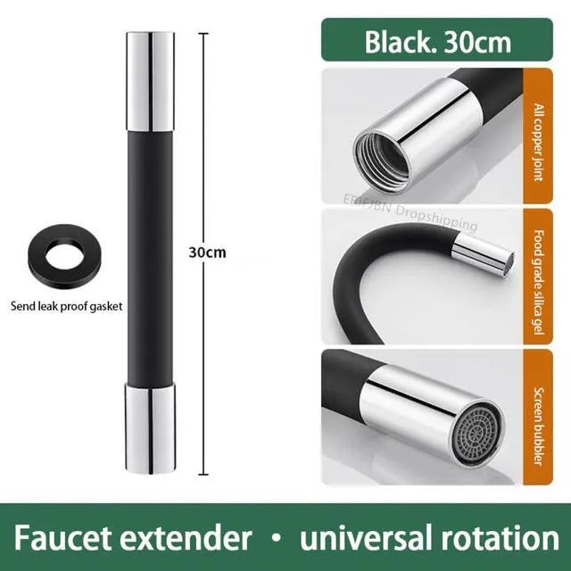 Extension de Robinet Universelle & Rotative à 360° en Silicone