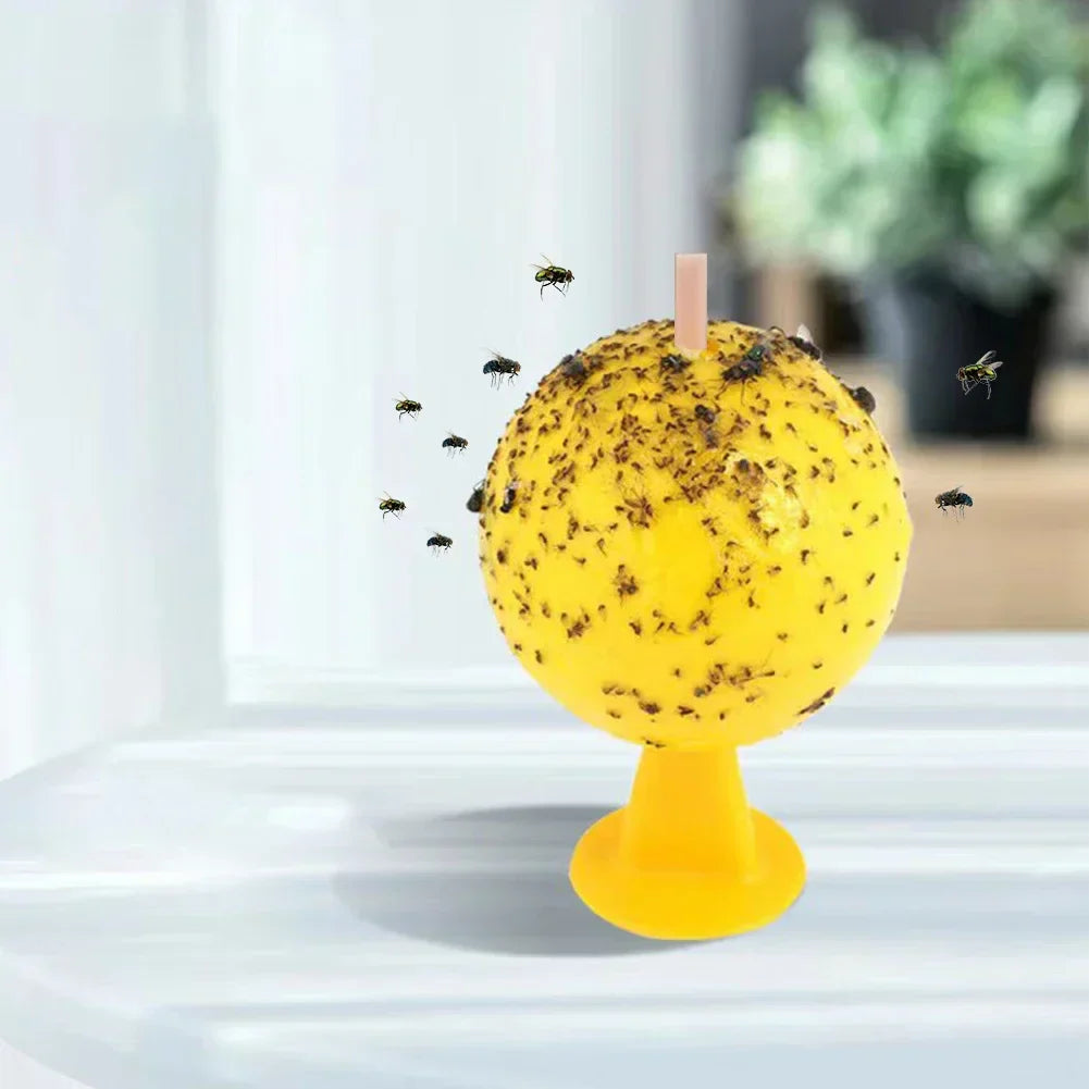 Lot de 6 Sphères Collantes Piège à Mouches