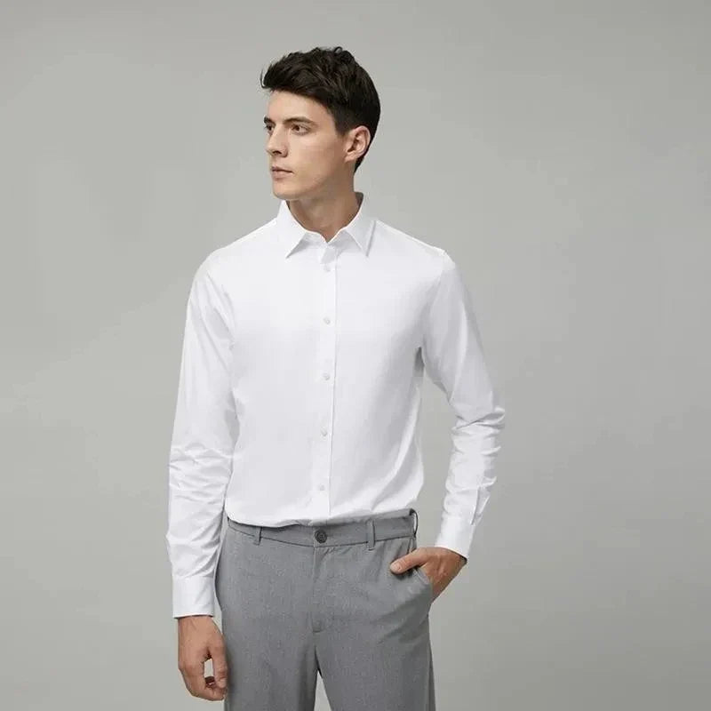 Men's Wrinkle-Free Bamboo Fiber Shirt