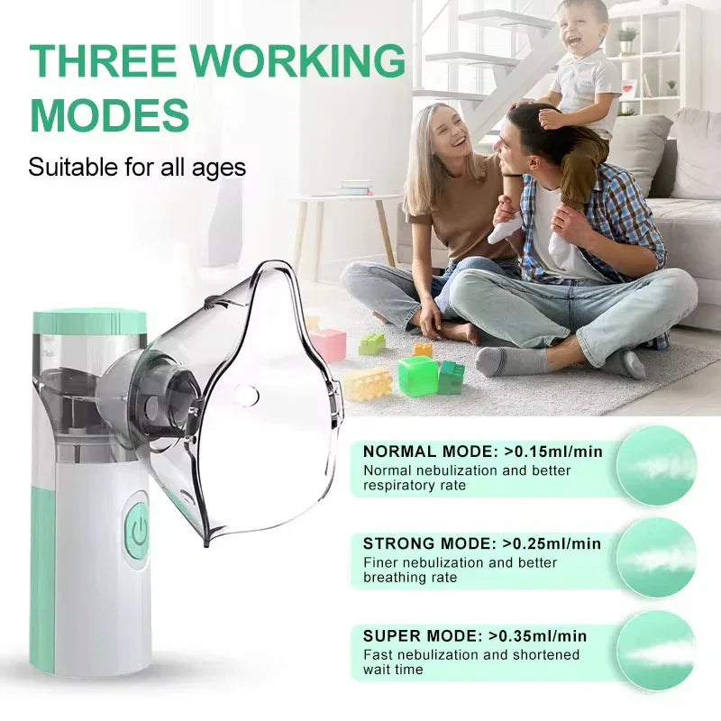Mini Nébuliseur Médical - Idéal pour maladies respiratoires