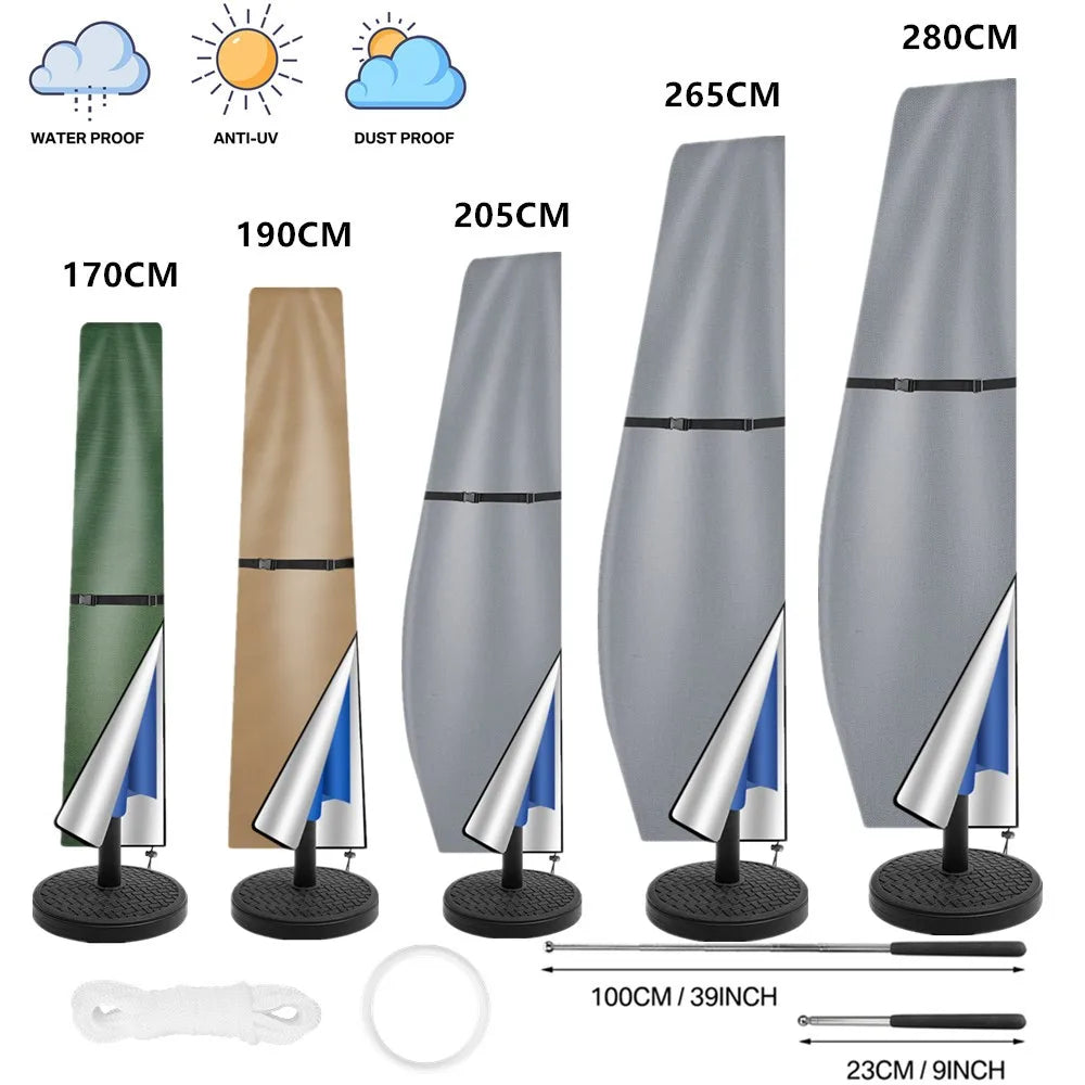 Waterproof and Anti-UV Parasol Cover 4 Seasons
