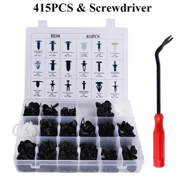 Kit Complet de Clips de Fixation de Voiture - 680PCS