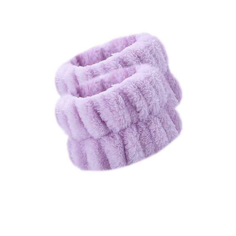 2x Bracelet de poignet en microfibre absorbante