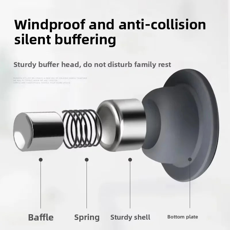 Butée de Porte Magnétique en Silicone – Sans Perçage, Silencieuse & Anti-Collision