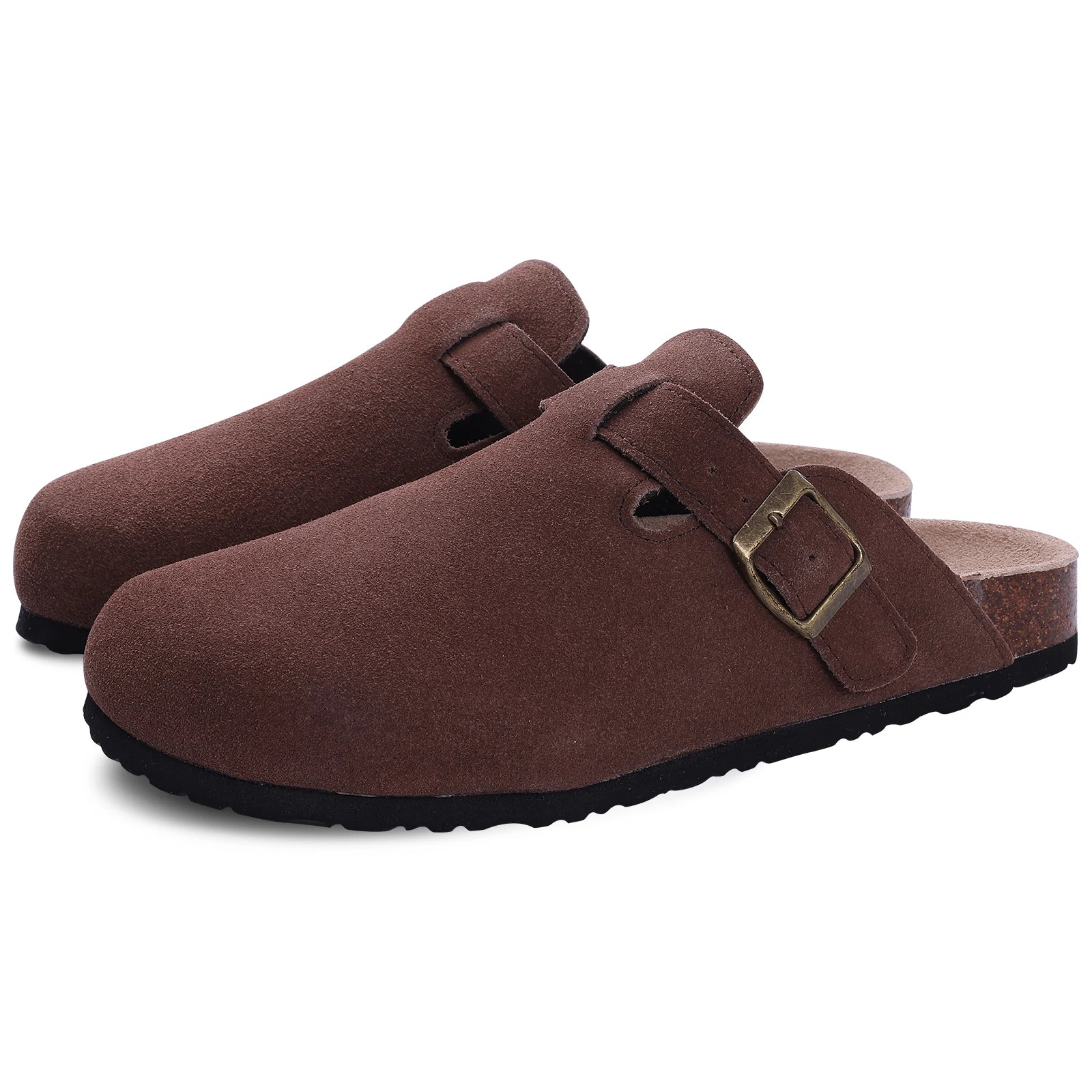 Comwarm - Mules sabots en daim - Modèle mixte