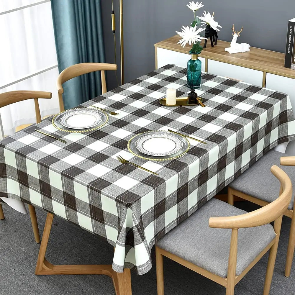 Nappe Carré/ Rectangulaire à Carreaux – Style Moderne pour Cuisine, Intérieur & Extérieur