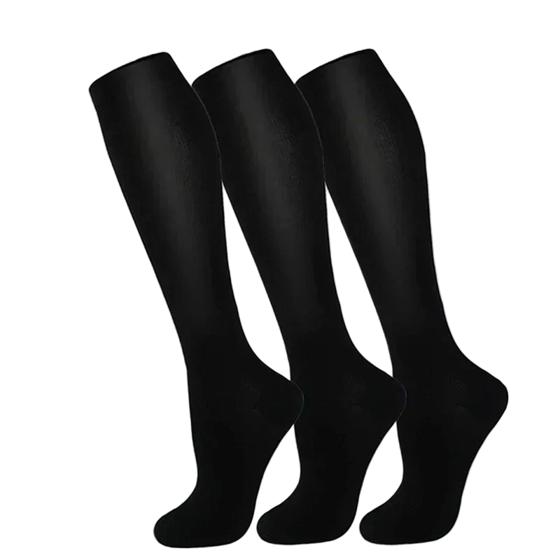 2 paires de Chaussettes de Compression – Circulation Améliorée + 1 paire OFFERTE