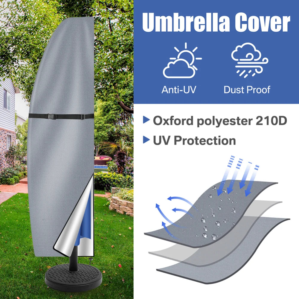 Waterproof and Anti-UV Parasol Cover 4 Seasons