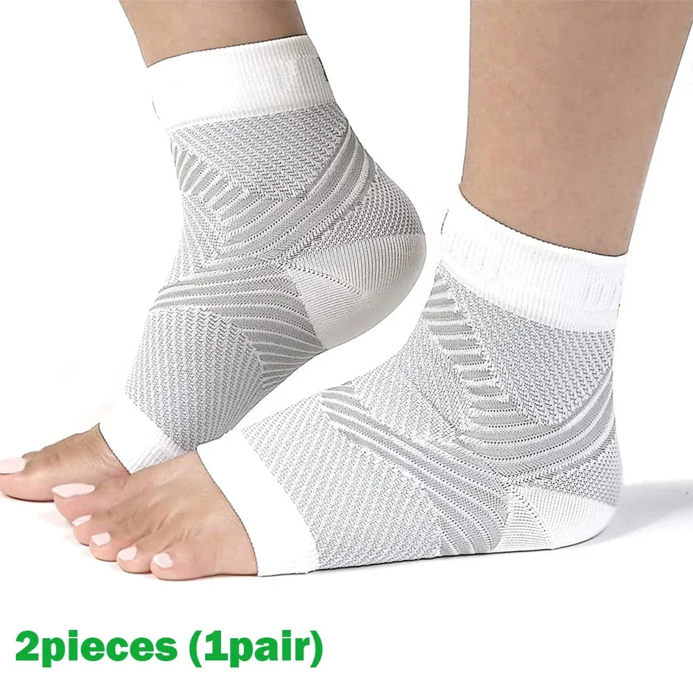 Chevillères de Compression Fasciite Plantaire Maintien Pied et Talon - 1 paire