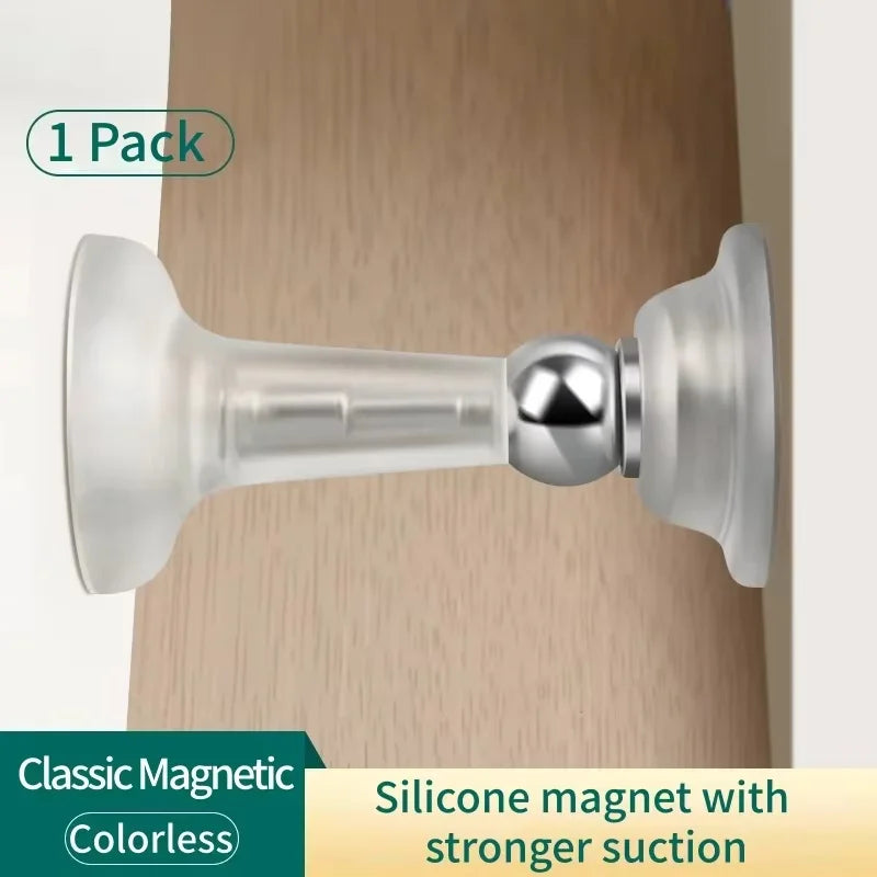 Butée de Porte Magnétique en Silicone – Sans Perçage, Silencieuse & Anti-Collision