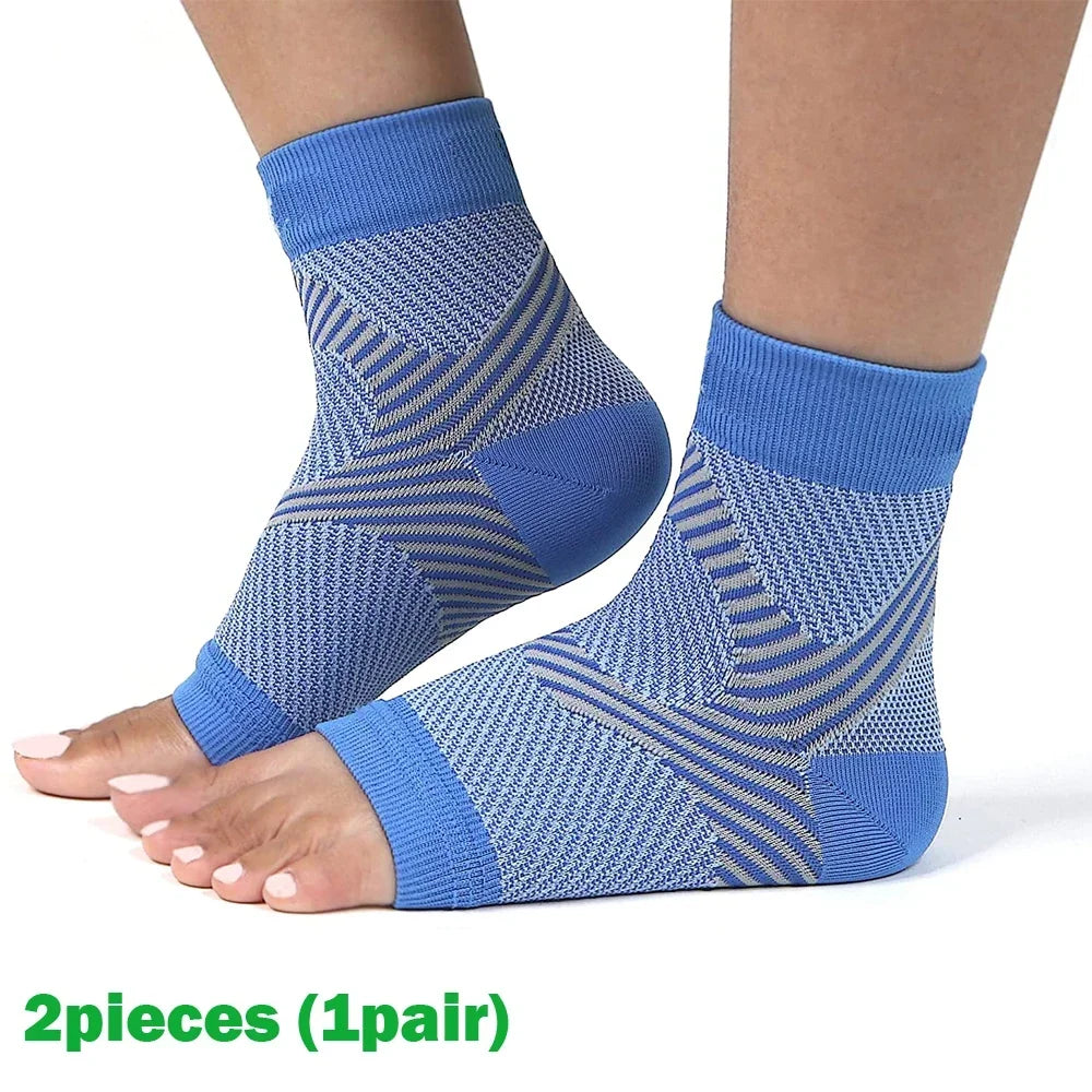 Chevillères de Compression Fasciite Plantaire Maintien Pied et Talon - 1 paire