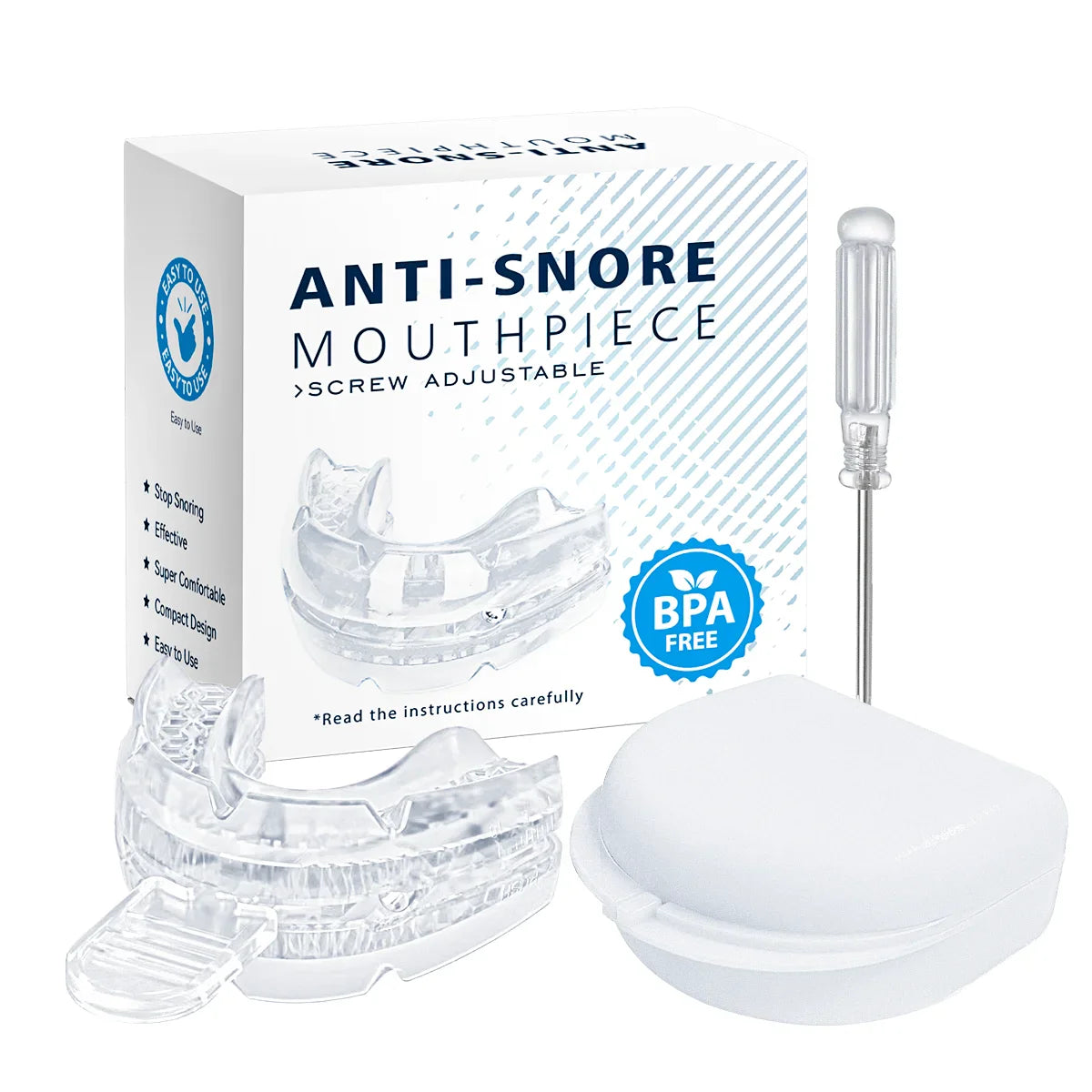 SILENCE SLEEP - Anti-Snoring & Anti-Apnea Mouthpiece