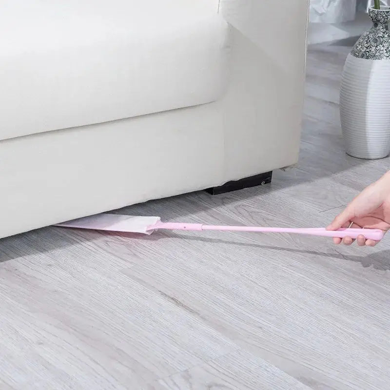 Brosse Dépoussiérante Ultra-Fine à Long Manche – Pour Dessous et Entre les Meubles + 10 Lingettes OFFERTES