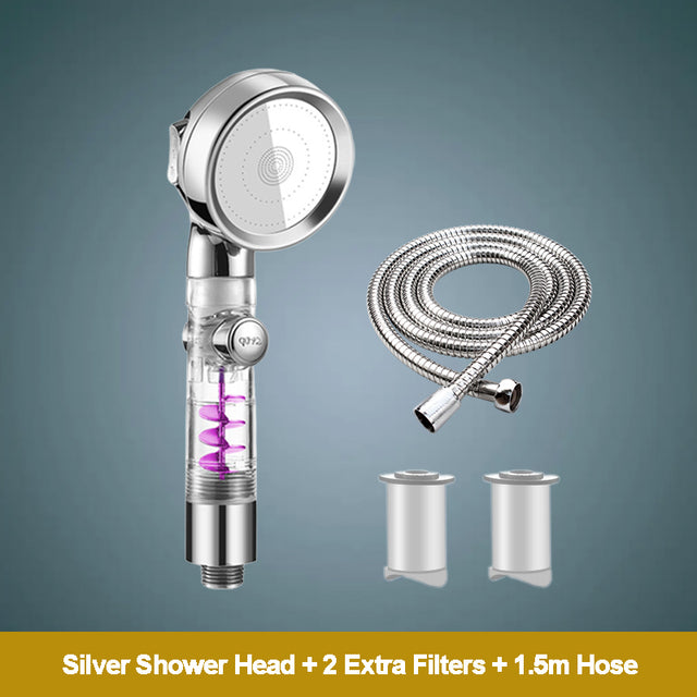 Pommeau de douche Filtrant Turbocompressé 3 Modes