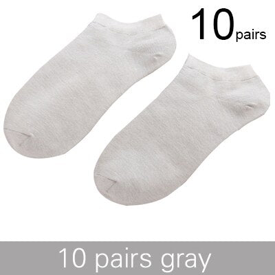 Chaussettes d'été en Fibre de Bambou - Lots de 10 Paires
