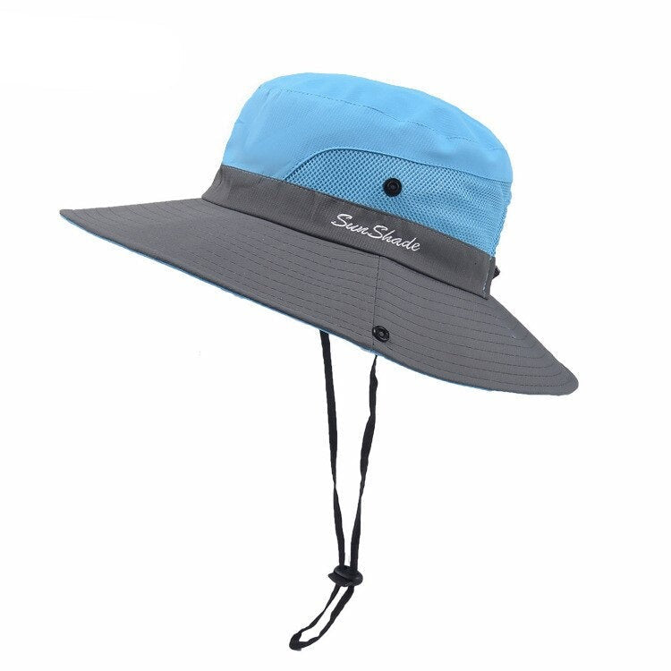 Chapeau anti-UV pliable pour femme