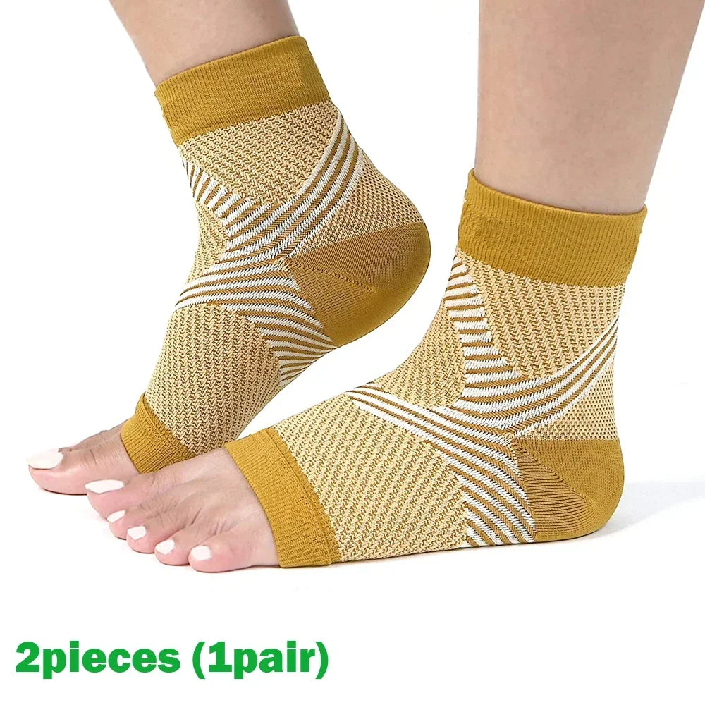 Chevillères de Compression Fasciite Plantaire Maintien Pied et Talon - 1 paire