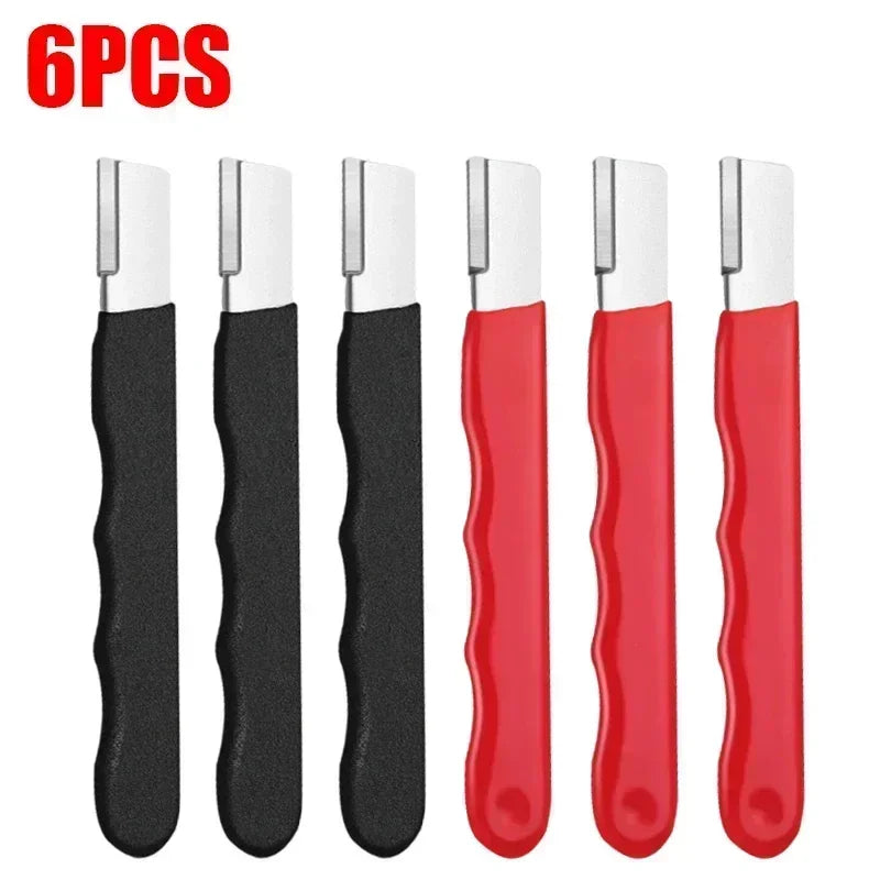 Lot de 10 Affûteurs Portables Multifonctions – Aiguiseur pour Couteaux, Ciseaux, Haches et Outils