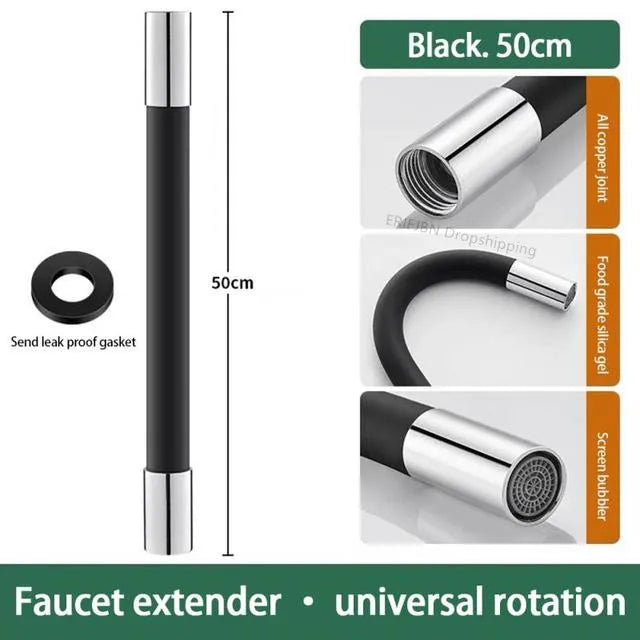 Extension de Robinet Universelle & Rotative à 360° en Silicone