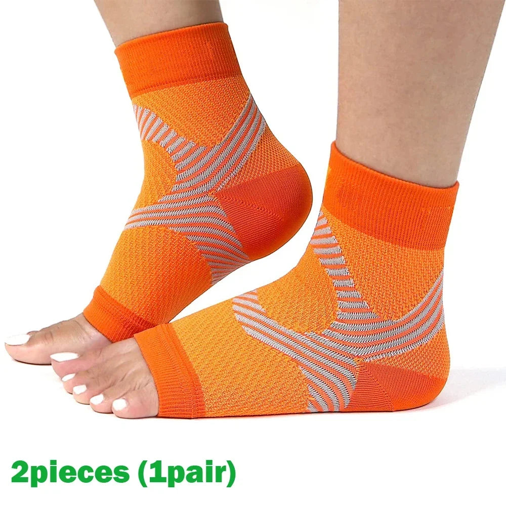 Chevillères de Compression Fasciite Plantaire Maintien Pied et Talon - 1 paire