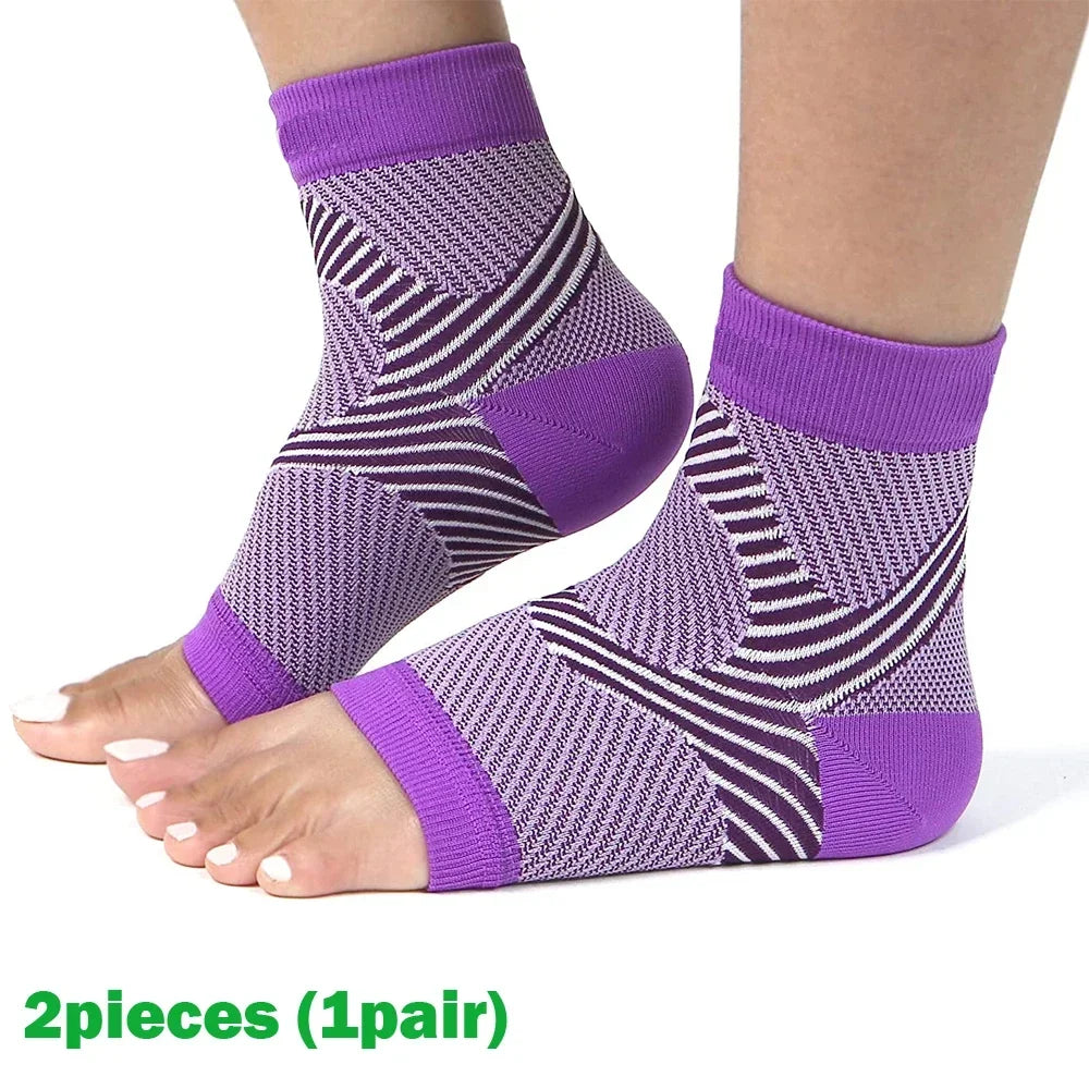 Chevillères de Compression Fasciite Plantaire Maintien Pied et Talon - 1 paire