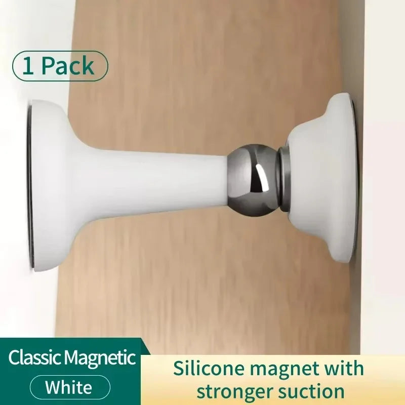 Butée de Porte Magnétique en Silicone – Sans Perçage, Silencieuse & Anti-Collision