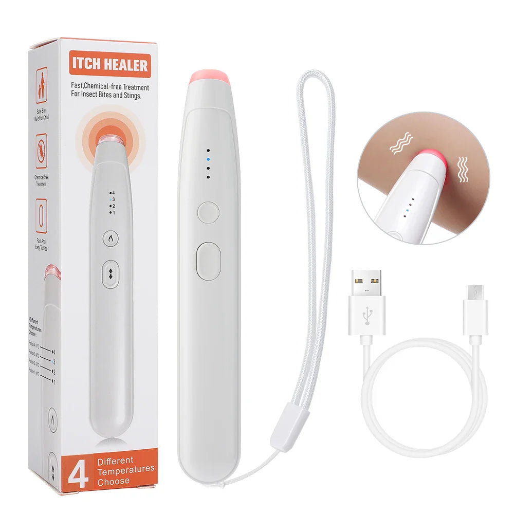 Soulageur Piqûres Insectes à Infrarouge Rechargeable - Anti-Démangeaison