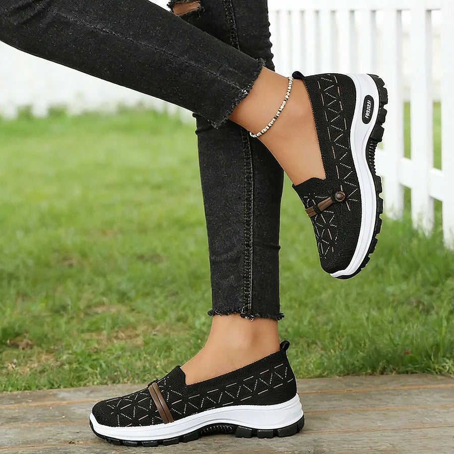 Chaussures Faciles à Enfiler avec Soutien Optimal Voûte Plantaire - Légères & Antiderapantes