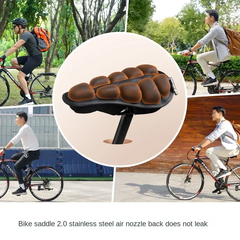 Housse Selle de Vélo Gonflable 3D