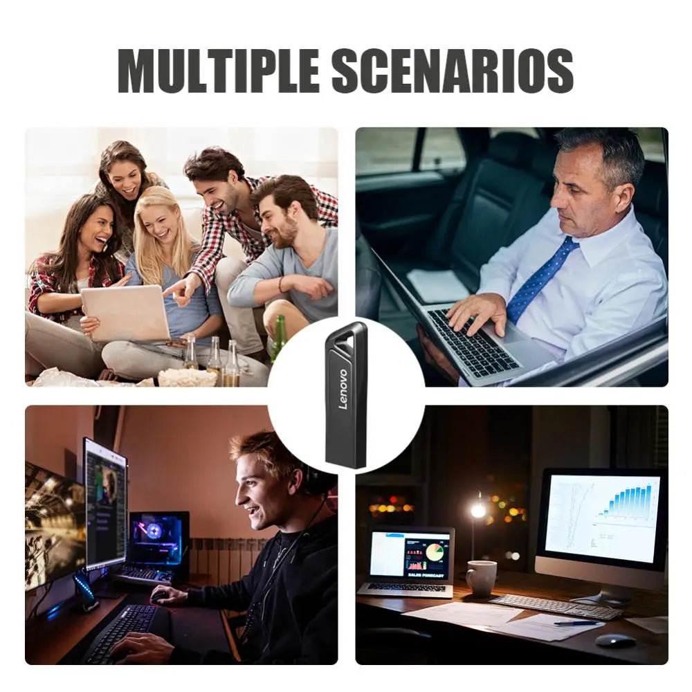 Powerful USB Flash Drive + FREE USB-C Adapter