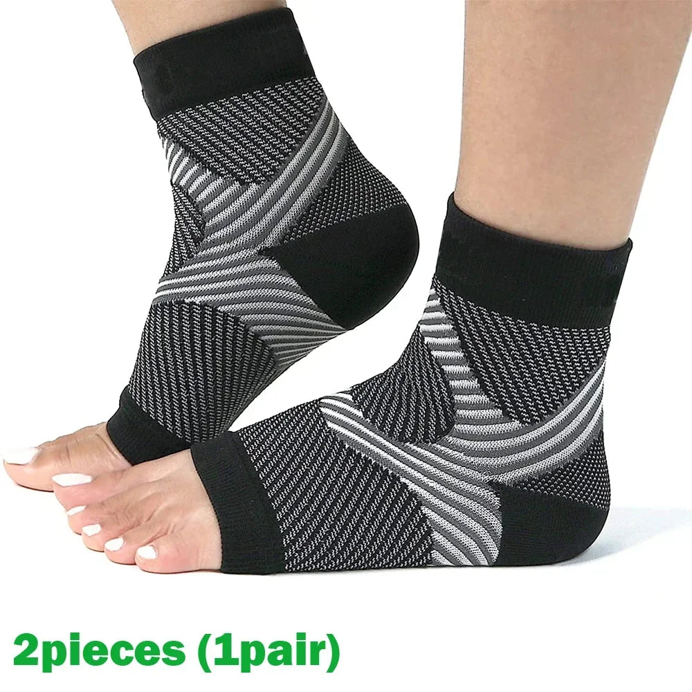 Chevillères de Compression Fasciite Plantaire Maintien Pied et Talon - 1 paire