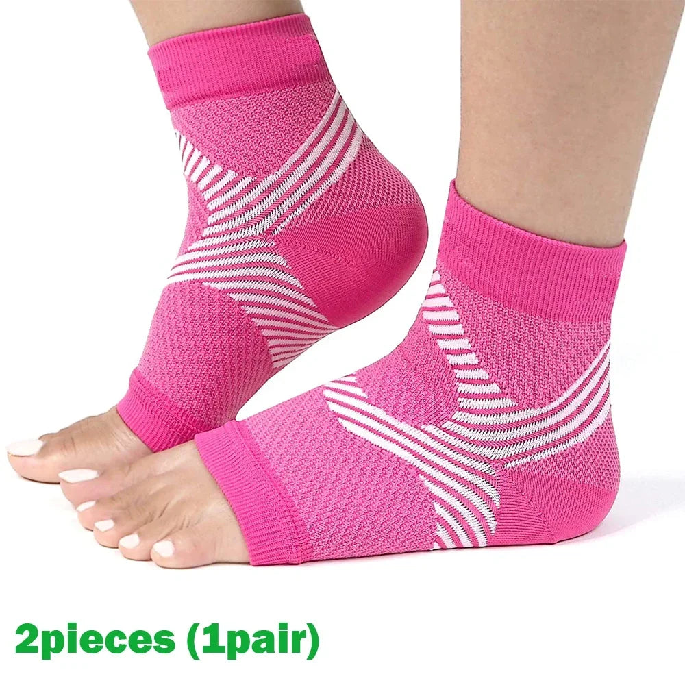 Chevillères de Compression Fasciite Plantaire Maintien Pied et Talon - 1 paire