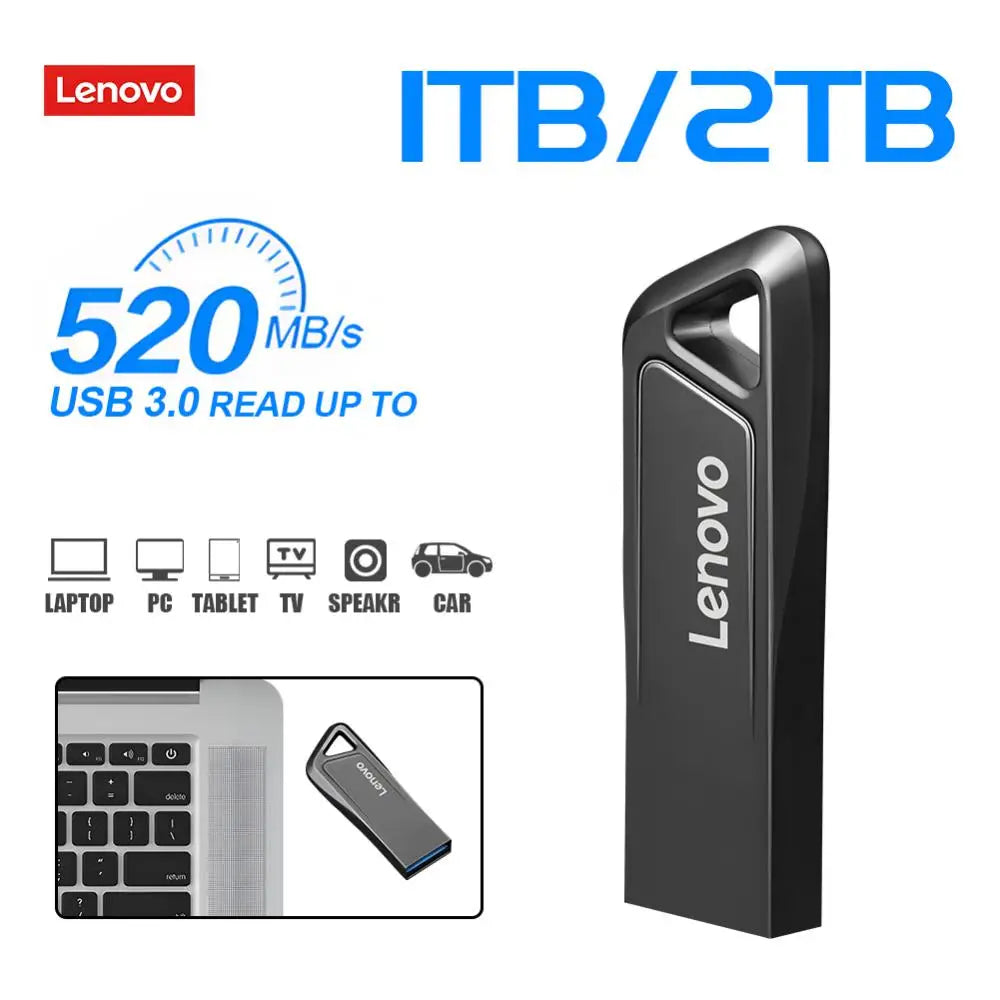 Powerful USB Flash Drive + FREE USB-C Adapter