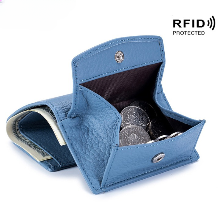 Mini Portefeuille anti piratage pour Femme