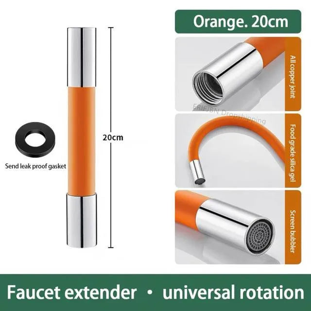 Extension de Robinet Universelle & Rotative à 360° en Silicone